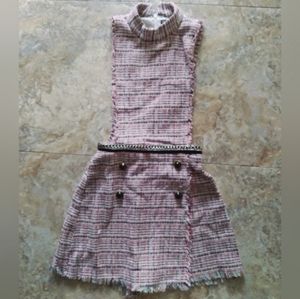 Zara Tweed Pinafore Romper, size XS